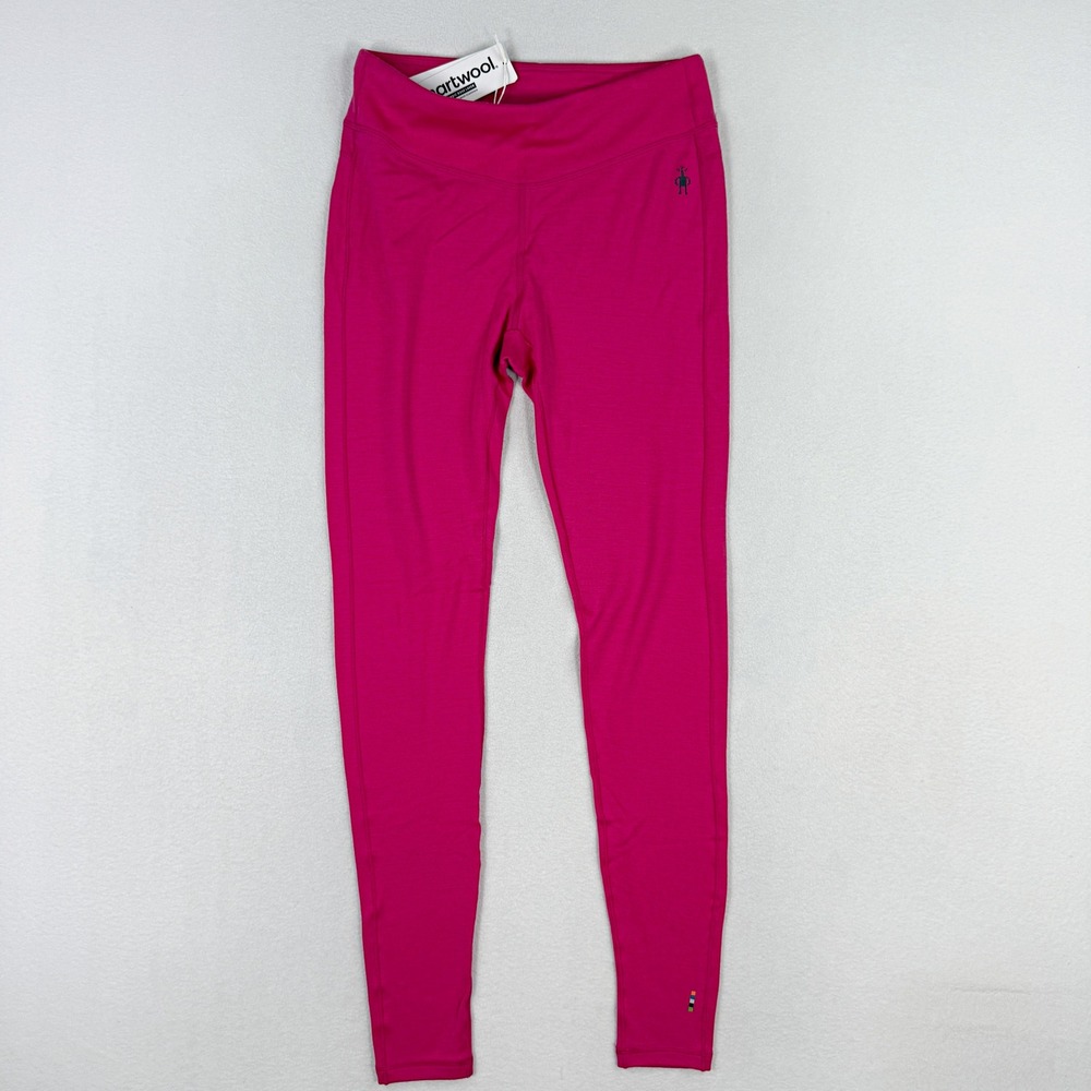 Smartwool Classic Thermal Merino Wool Baselayer Pant Size M Women Power Pink NEW